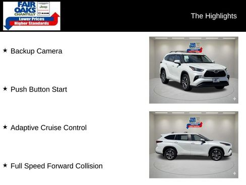 Used 2023 Toyota Highlander XLE AWD/4WD image 2