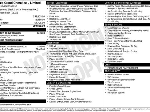 Used 2023 Jeep Grand Cherokee L Limited w/ Trailer Tow Group (B) image 2