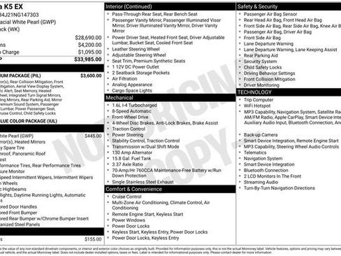 Used 2022 Kia K5 EX w/ EX Premium Package FWD image 50