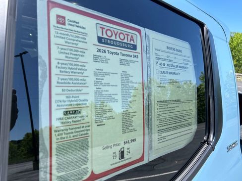 Certified 2026 Toyota Tacoma SR5 AWD/4WD image 26