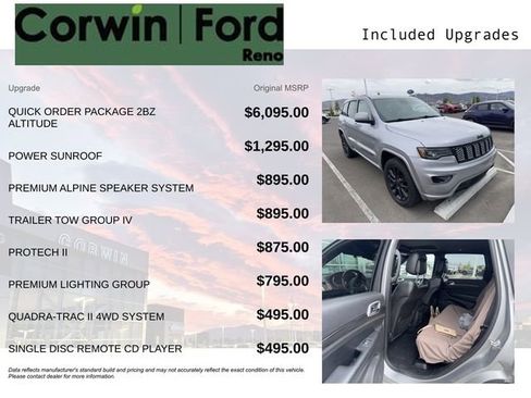 Used 2020 Jeep Grand Cherokee Altitude AWD/4WD image 3