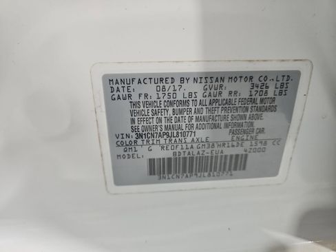 Used 2018 Nissan Versa S Plus image 28