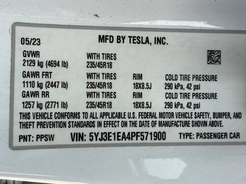 Used 2023 Tesla Model 3 Standard Range RWD image 33