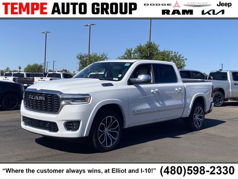 Certified 2025 RAM 1500 Tungsten w/ Trailer Tow Group AWD/4WD image 1