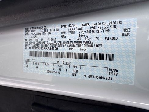 Used 2024 Ford Transit 250 148 Medium Roof w/ Load Area Protection Package RWD image 39