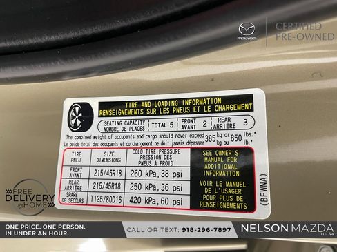 Certified 2025 MAZDA MAZDA3 Carbon image 54