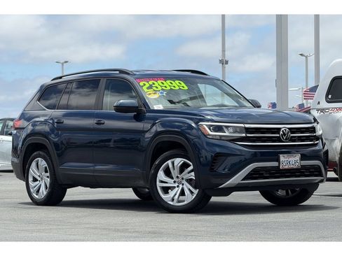 Used 2021 Volkswagen Atlas SE w/ Towing Package AWD/4WD image 2