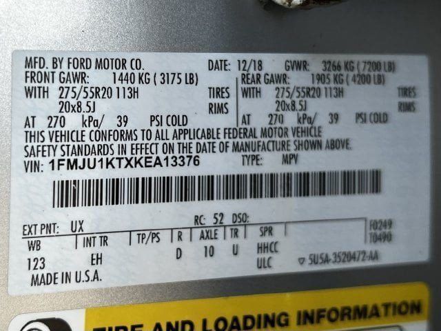 Used 2019 Ford Expedition Limited w/ Equipment Group 301A RWD image 28