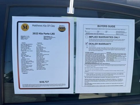 Certified 2023 Kia Forte LXS FWD image 7