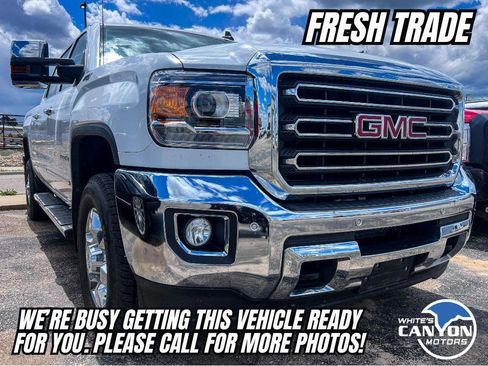 Used 2015 GMC Sierra 2500 SLT w/ Duramax Plus Package AWD/4WD image 1