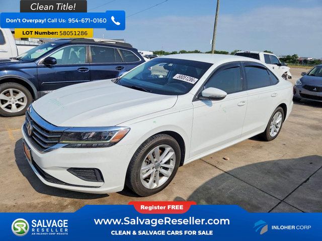 Used 2021 Volkswagen Passat 2.0T S w/ Luggage Net & Mats Package FWD image 1