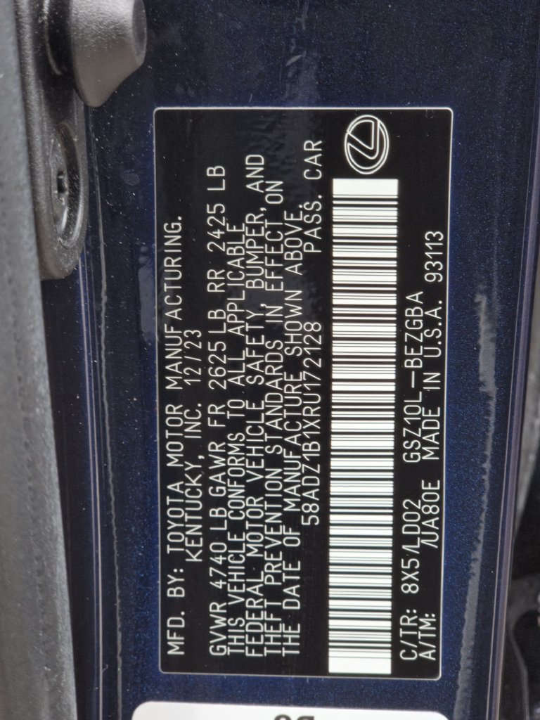 Used 2024 Lexus ES 350 w/ Premium Package FWD image 32