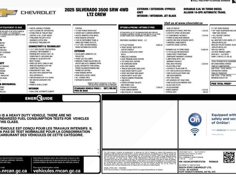 Used 2025 Chevrolet Silverado 3500 LTZ w/ LTZ Plus Package AWD/4WD image 9