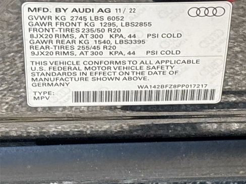 Used 2023 Audi Q4 e-tron Prestige w/ Black Optic Package AWD/4WD image 36