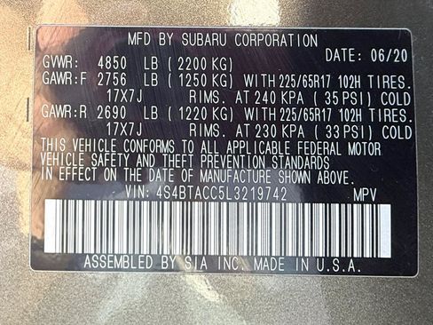Used 2020 Subaru Outback Premium AWD/4WD image 19