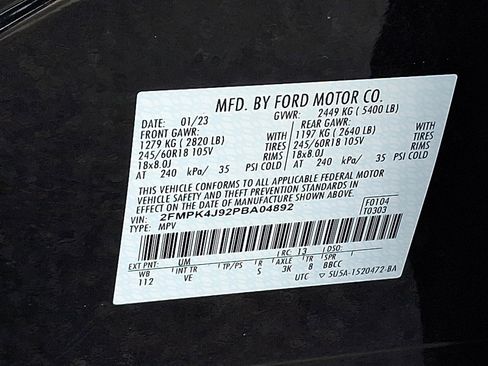 Certified 2023 Ford Edge SEL w/ Convenience Package image 26