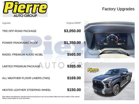 Used 2022 Toyota Tundra Limited w/ TRD Off-Road Package AWD/4WD image 9