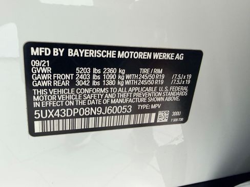 Used 2022 BMW X3 sDrive30i w/ Convenience Package RWD image 24