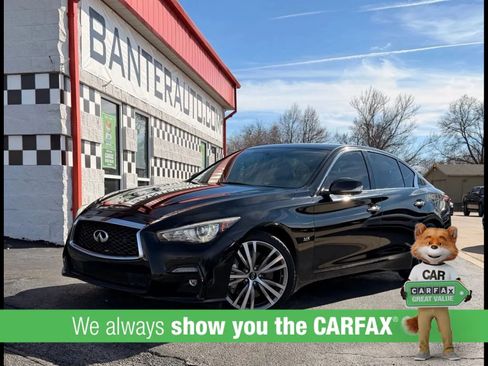 Used 2018 INFINITI Q50 Sport w/ Sensory Package (Sport) RWD image 1