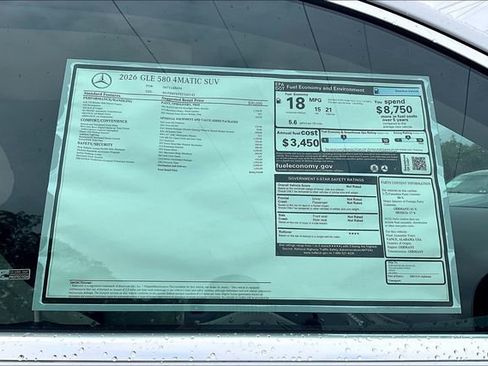 New 2026 Mercedes-Benz GLE 580 4MATIC image 17