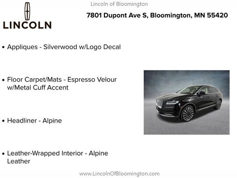 Certified 2022 Lincoln Nautilus Black Label AWD/4WD image 10