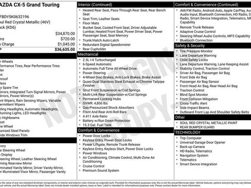 Used 2019 MAZDA CX-5 Grand Touring Reserve image 10