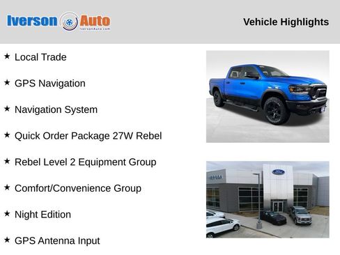 Used 2023 RAM 1500 Rebel w/ Rebel Level 2 Equipment Group AWD/4WD image 2