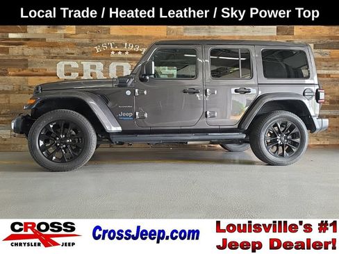 Used 2021 Jeep Wrangler Unlimited Sahara w/ Cold Weather Group AWD/4WD image 1