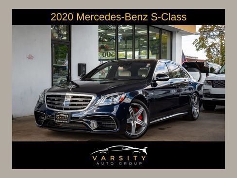 Used 2020 Mercedes-Benz S 63 AMG 4MATIC Sedan image 1