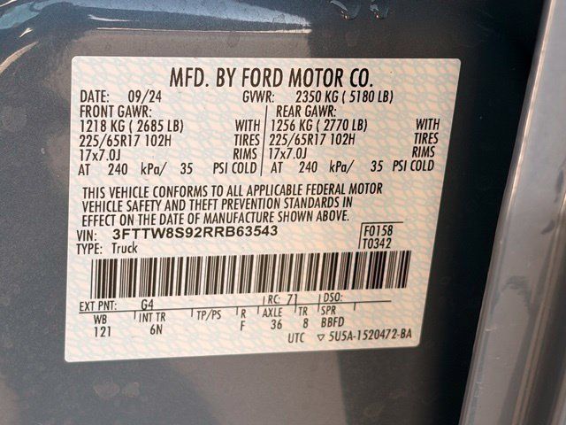 Used 2024 Ford Maverick Lariat w/ FX4 Off-Road Package AWD/4WD image 33