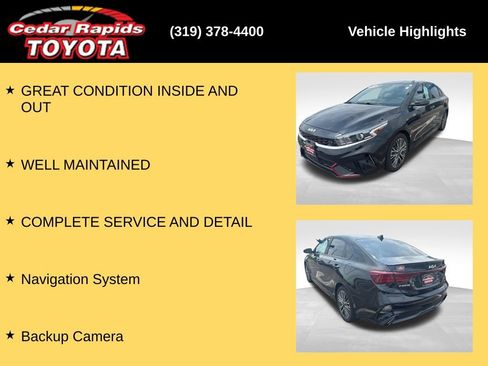 Used 2022 Kia Forte GT-Line w/ GT-Line Premium Package FWD image 7