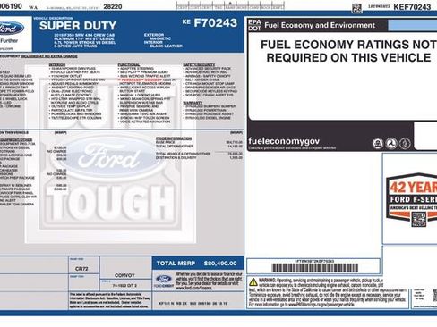 Used 2019 Ford F350 Platinum w/ Platinum Ultimate Package image 15