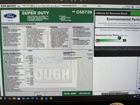 Used 2022 Ford F350 Lariat w/ Lariat Ultimate Package AWD/4WD image 17