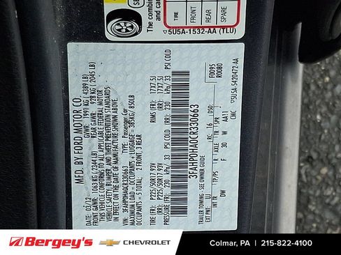 Used 2012 Ford Fusion SE FWD image 26