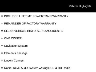 Used 2020 Lincoln MKZ Reserve w/ Elements Package