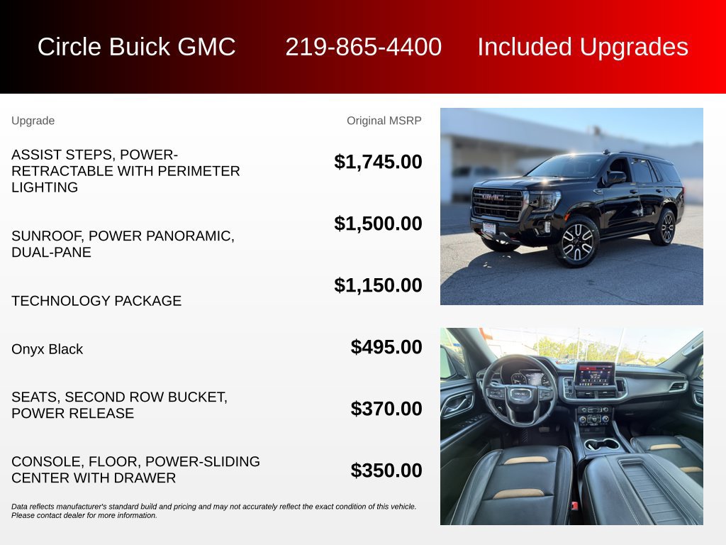 Used 2021 GMC Yukon AT4 w/ Technology Package AWD/4WD image 3