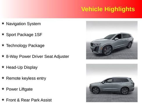 Used 2023 Cadillac XT6 Sport w/ Technology Package AWD/4WD image 3