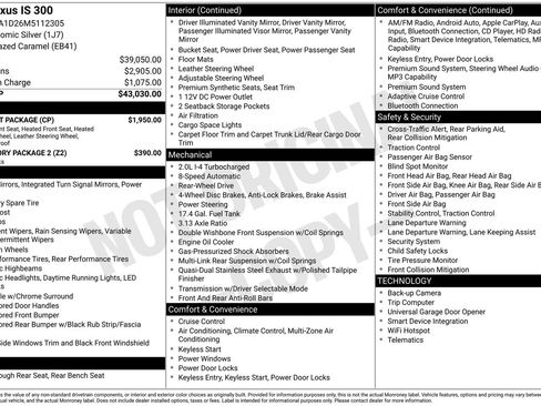 Used 2021 Lexus IS 300 w/ Comfort Package image 12