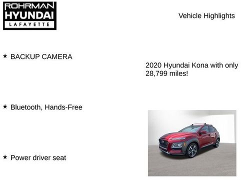 Used 2020 Hyundai Kona Limited FWD image 7