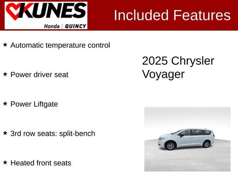 Used 2025 Chrysler Voyager LX image 2