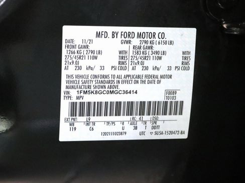 Used 2021 Ford Explorer ST w/ Equipment Group 401A image 35