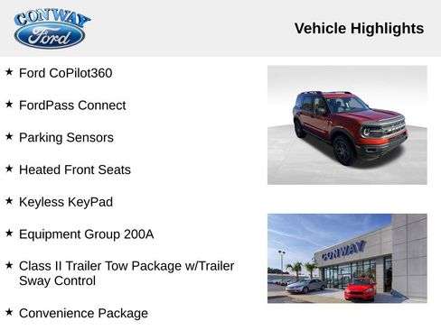 Used 2022 Ford Bronco Sport Big Bend w/ Convenience Package image 8
