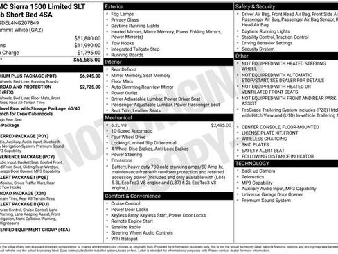 Used 2022 GMC Sierra 1500 SLT w/ SLT Premium Plus Package AWD/4WD image 15