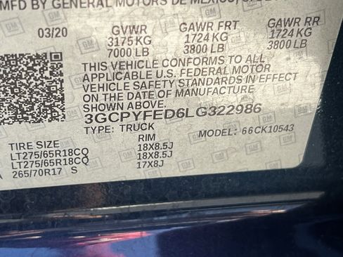 Used 2020 Chevrolet Silverado 1500 LT Trail Boss image 26