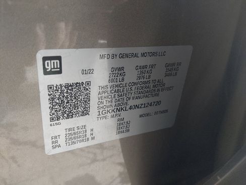 Used 2022 GMC Acadia SLE FWD image 33