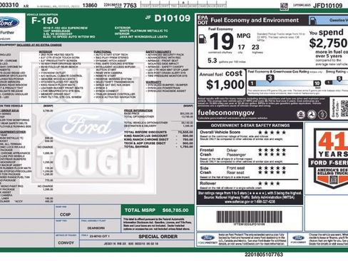 Used 2018 Ford F150 King Ranch w/ Equipment Group 601A Luxury image 13