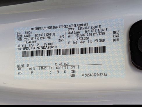 New 2024 Ford F550 2WD Regular Cab Super Duty image 16