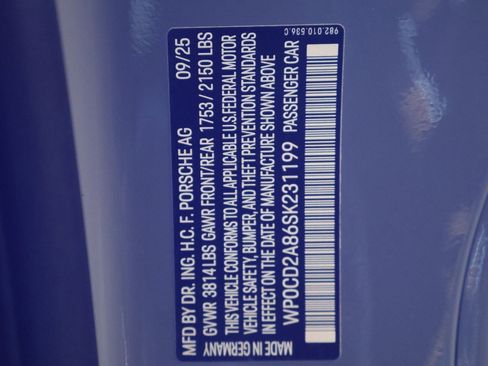 New 2025 Porsche 718 Boxster GTS image 28