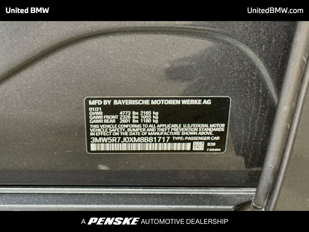 Used 2021 BMW 330i xDrive Sedan w/ M Sport Package AWD/4WD image 22
