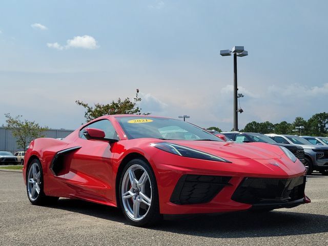 Certified 2021 Chevrolet Corvette Stingray Coupe w/ Chrome Exterior Badge Package RWD image 8